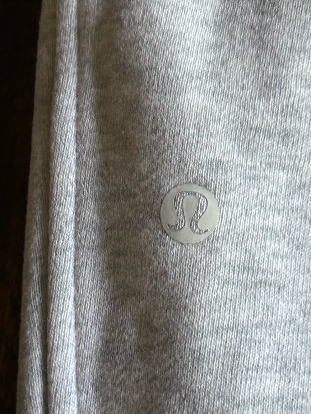 Lululemon Scuba High-Rise Jogger *Fleece 28" Heathered Light Gray Size 4 - Picture 6 of 9